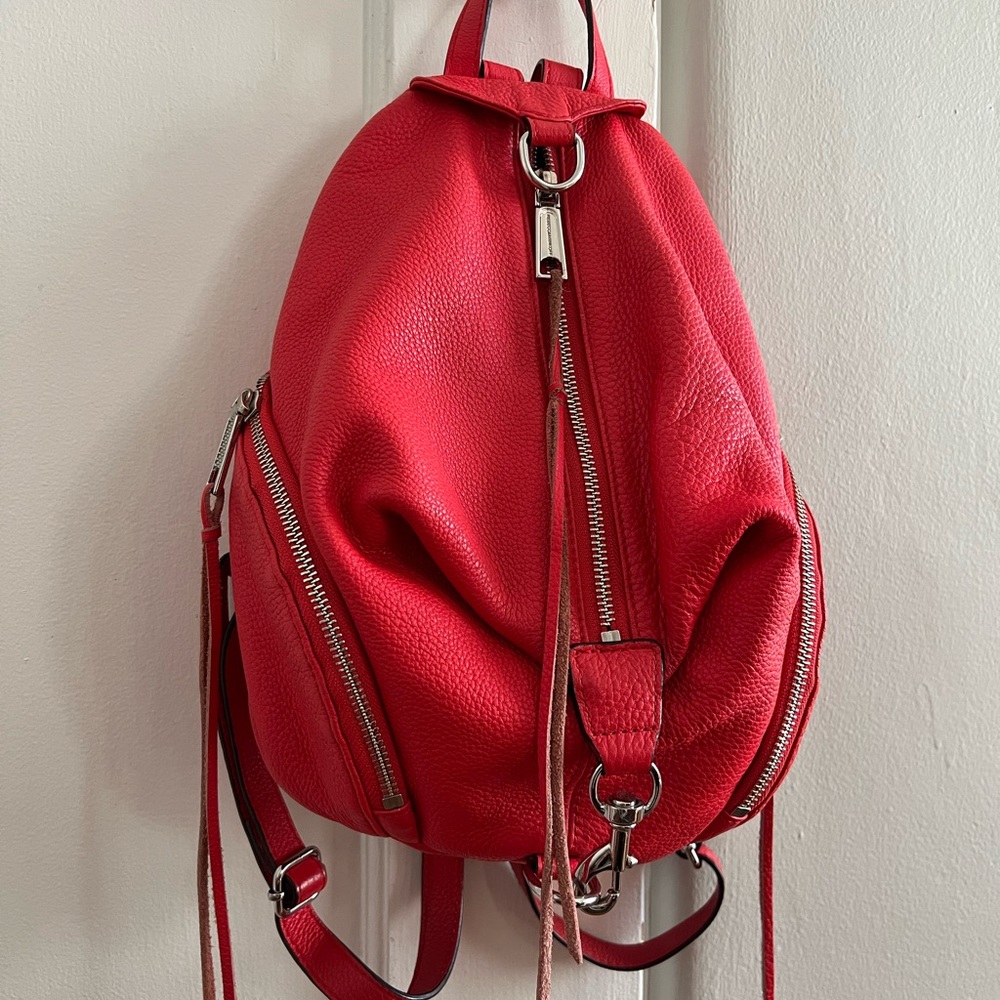 Rebecca Minkoff Red Medium Julian Backpack